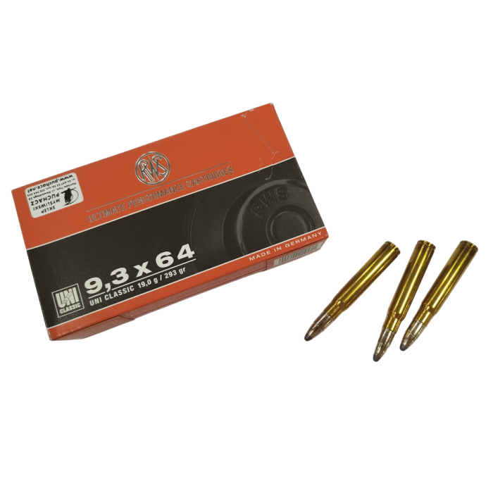 Amunicja RWS 9,3x64 UNI 19g